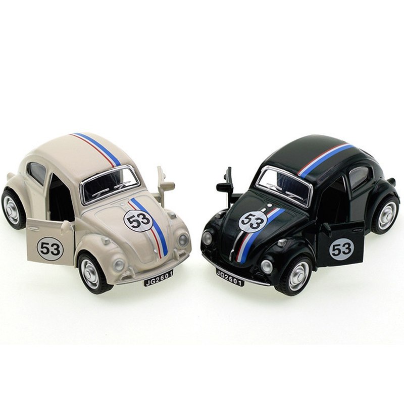 Toy Car Model Cake Decoration - Beetle Alloy Model