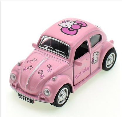 Toy Car Model Cake Decoration - Beetle Alloy Model