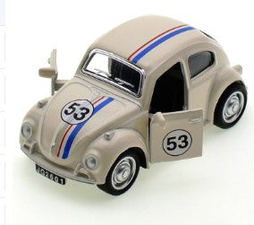 Toy Car Model Cake Decoration - Beetle Alloy Model