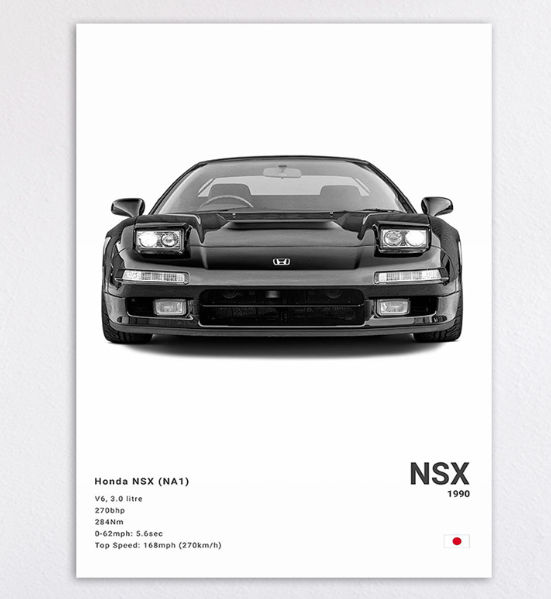 Home Porsche Poster Decoration Art (One Piece)