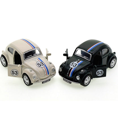 Toy Car Model Cake Decoration - Beetle Alloy Model