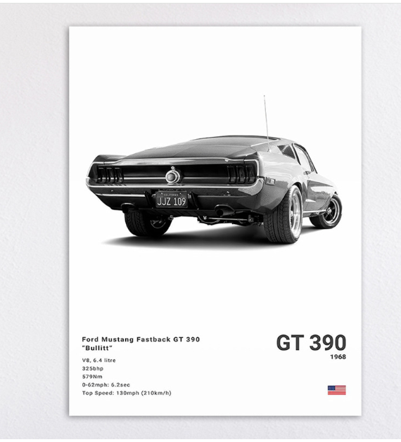 Home Porsche Poster Decoration Art (One Piece)
